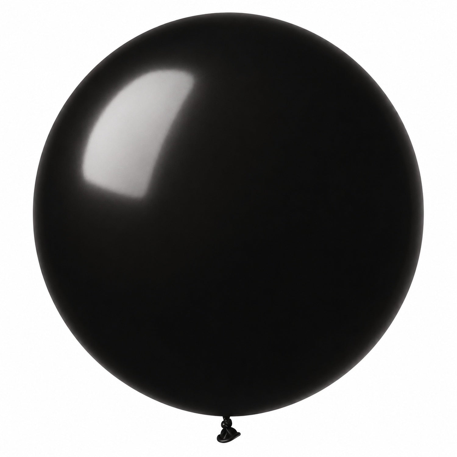das-kost-mland-latexballon-80cm-metallic-schwarz-1-st-ck image 2