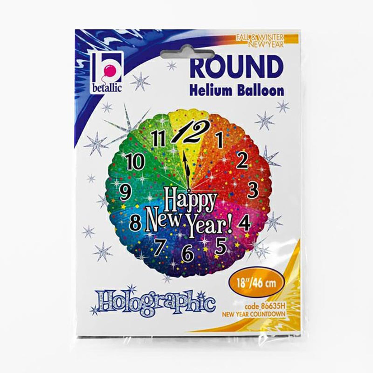 das-kost-mland-hny-countdown-holo-folienballon-46cm-silvester image 2