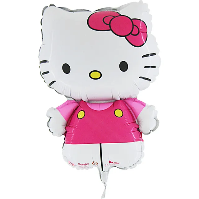 das-kost-mland-miniloon-hello-kitty-pink-14-folienballon image 1