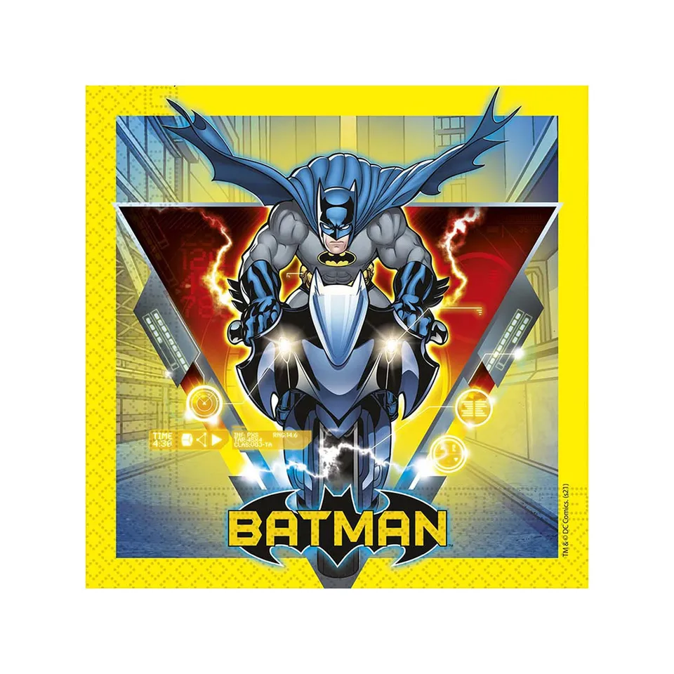 das-kost-mland-batman-servietten-33x33cm-20-stk-kinderparty image 1