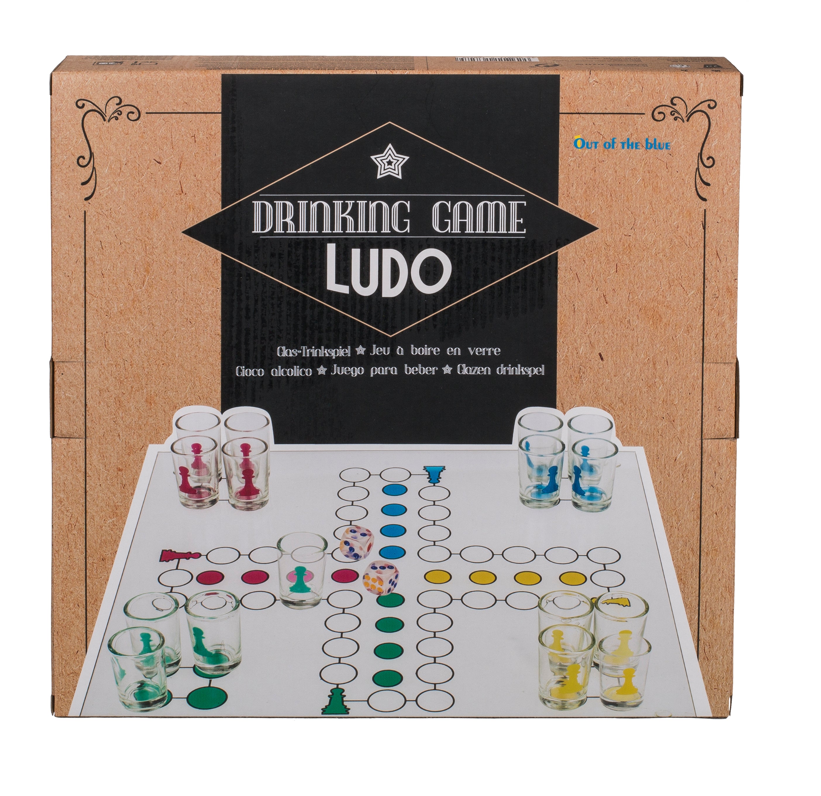 das-kost-mland-glas-trinkspiel-ludo-16-gl-ser-brettspiel image 3
