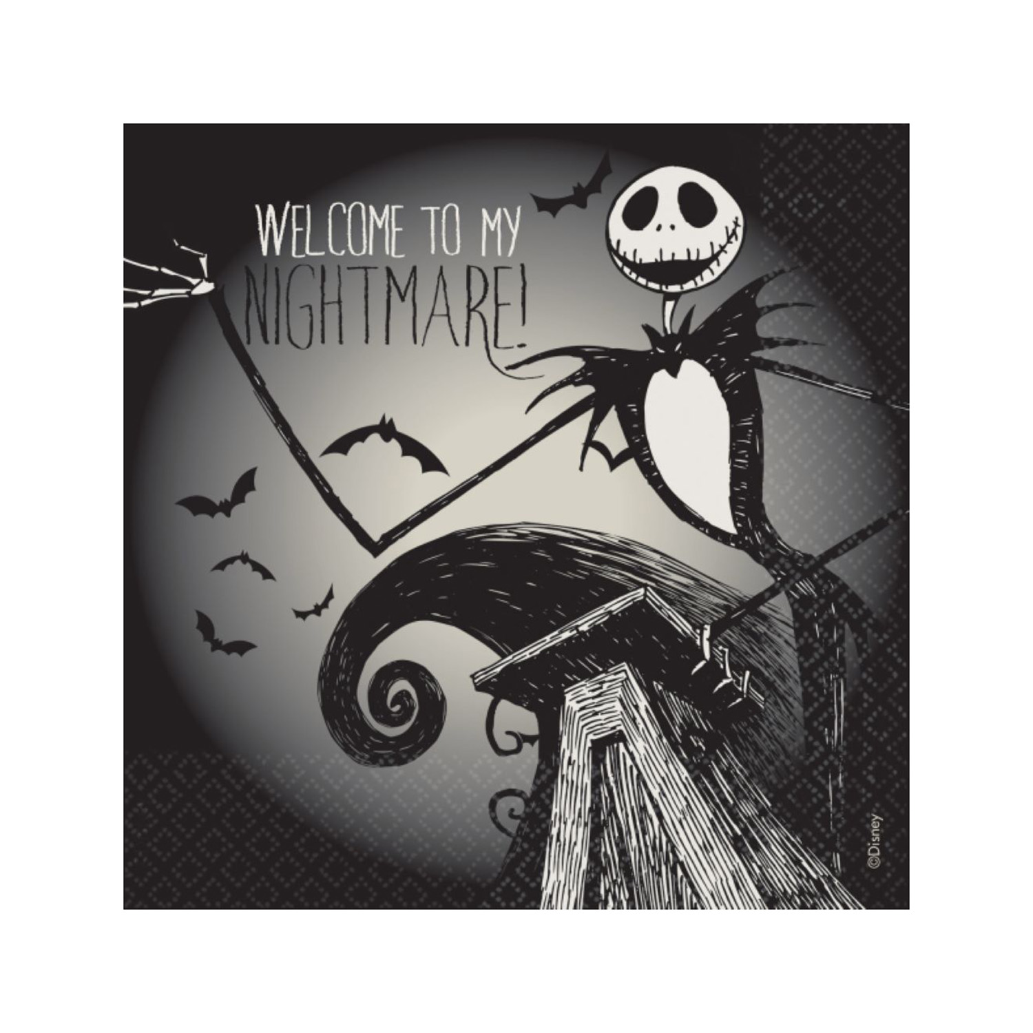 das-kost-mland-dekorationen-servietten-nightmare-16-stk-33x33 image 1