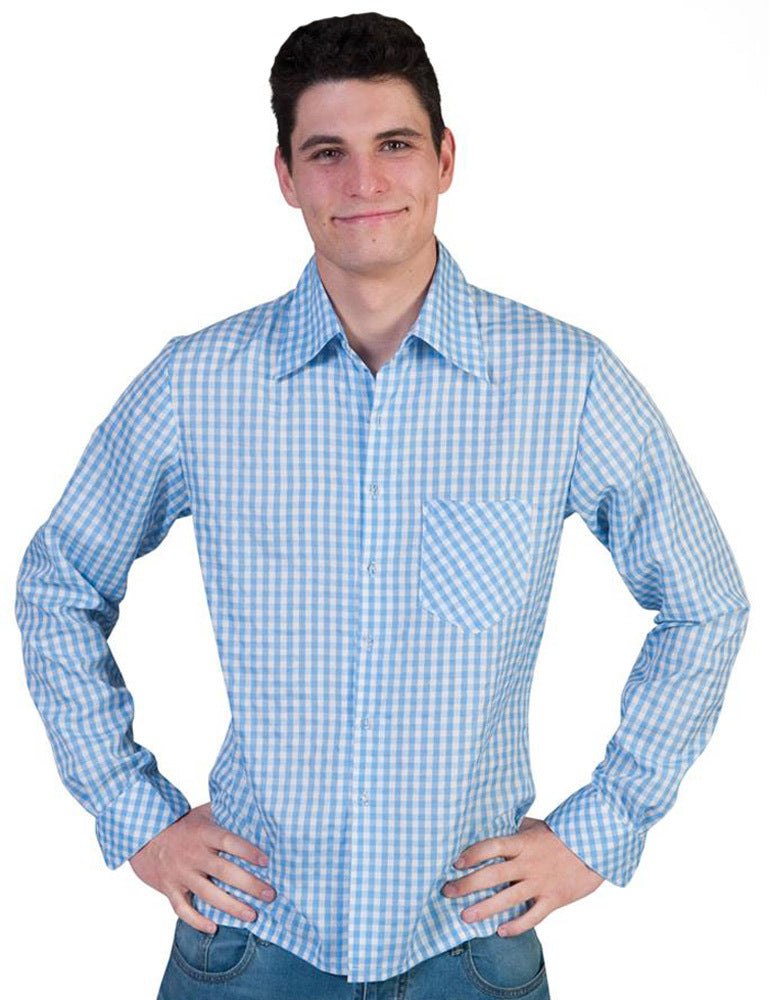 das-kost-mland-herren-oberhemd-kariert-blau-wei-48-50 image 6