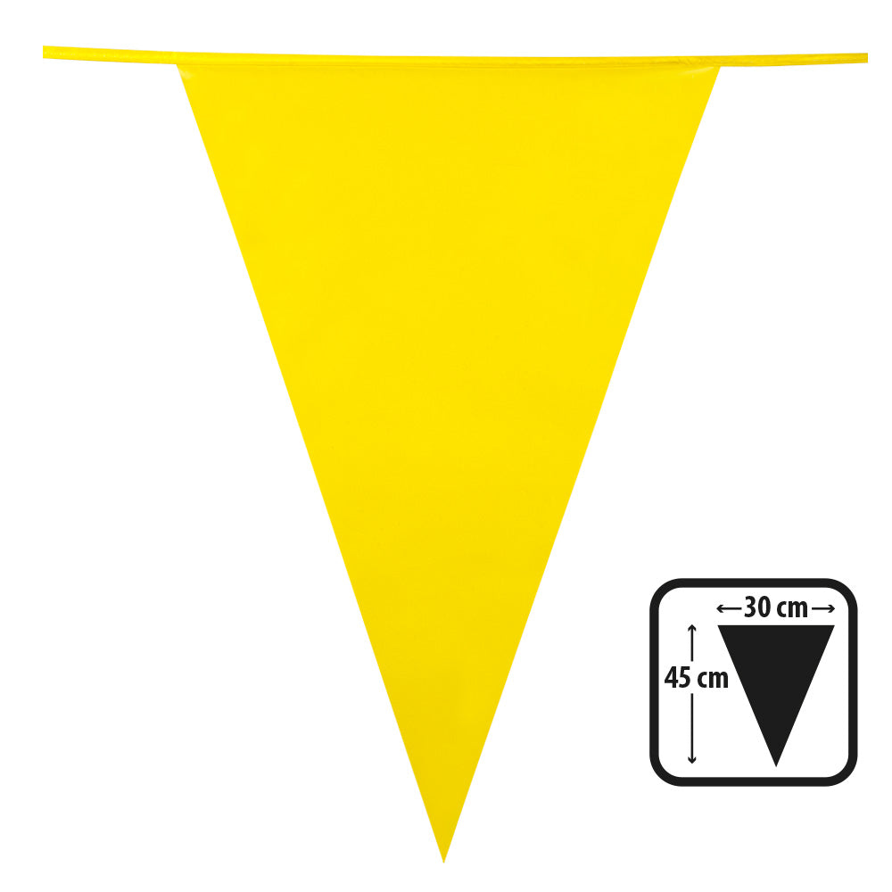 das-kost-mland-wimpelkette-pe-10-m-gelb-45x30-cm image 2