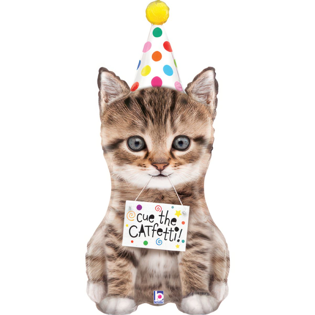 das-kost-mland-folienballon-katze-cue-the-catfetti-104cm image 1