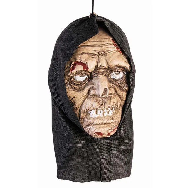 das-kost-mland-dekorationen-h-ngefigur-zombie-kopf-halloween image 1