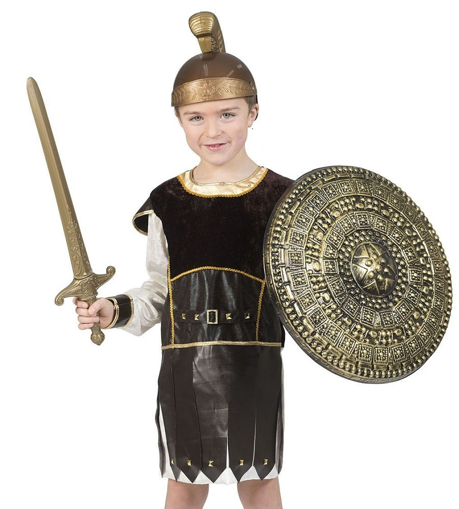 das-kost-mland-jungen-r-mer-gladiator-tunika-kost-m-braun-gold-140 image 6