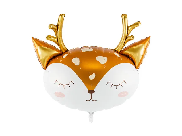 das-kost-mland-dekorationen-shape-folienballon-hirsch-73x64cm image 1