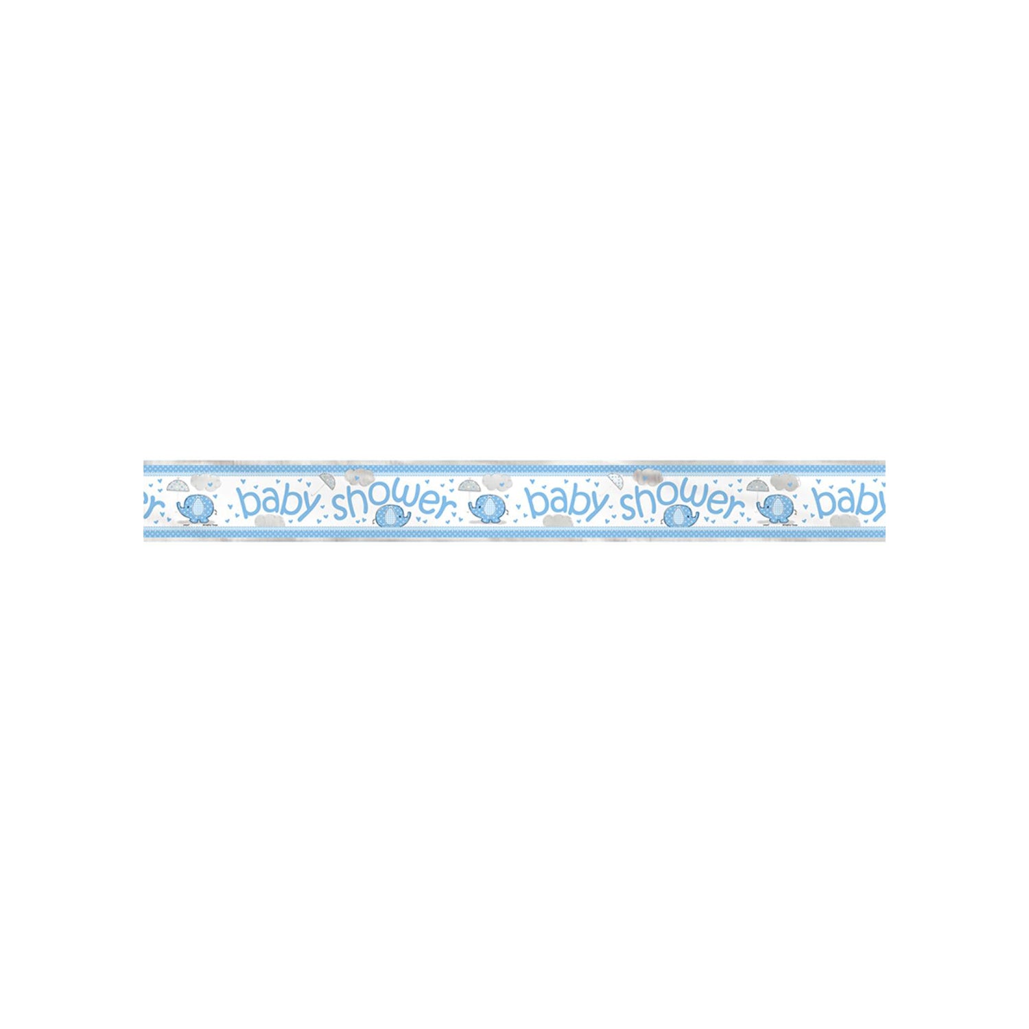 das-kost-mland-dekorationen-banner-folie-elephant-blau-365cm image 1