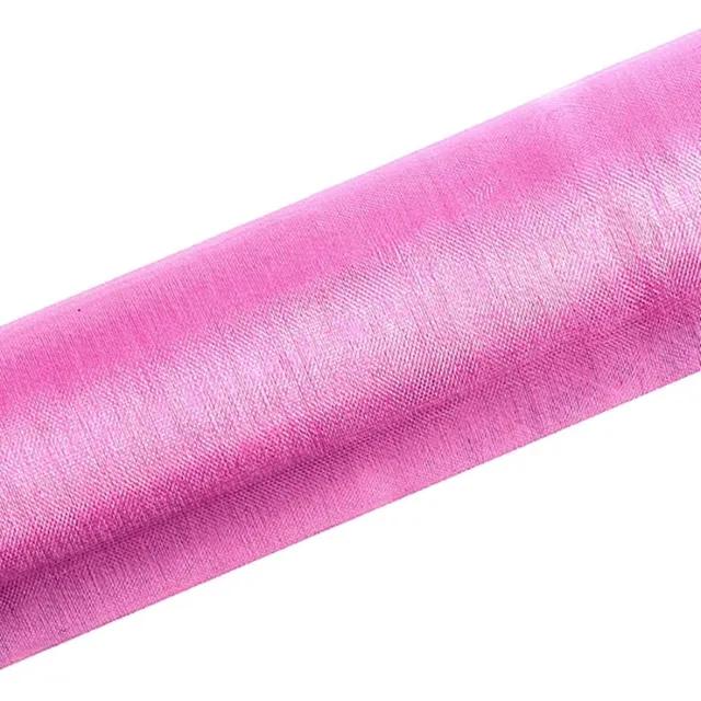 das-kost-mland-dekostoff-organza-magenta-16cm-x-9m image 1