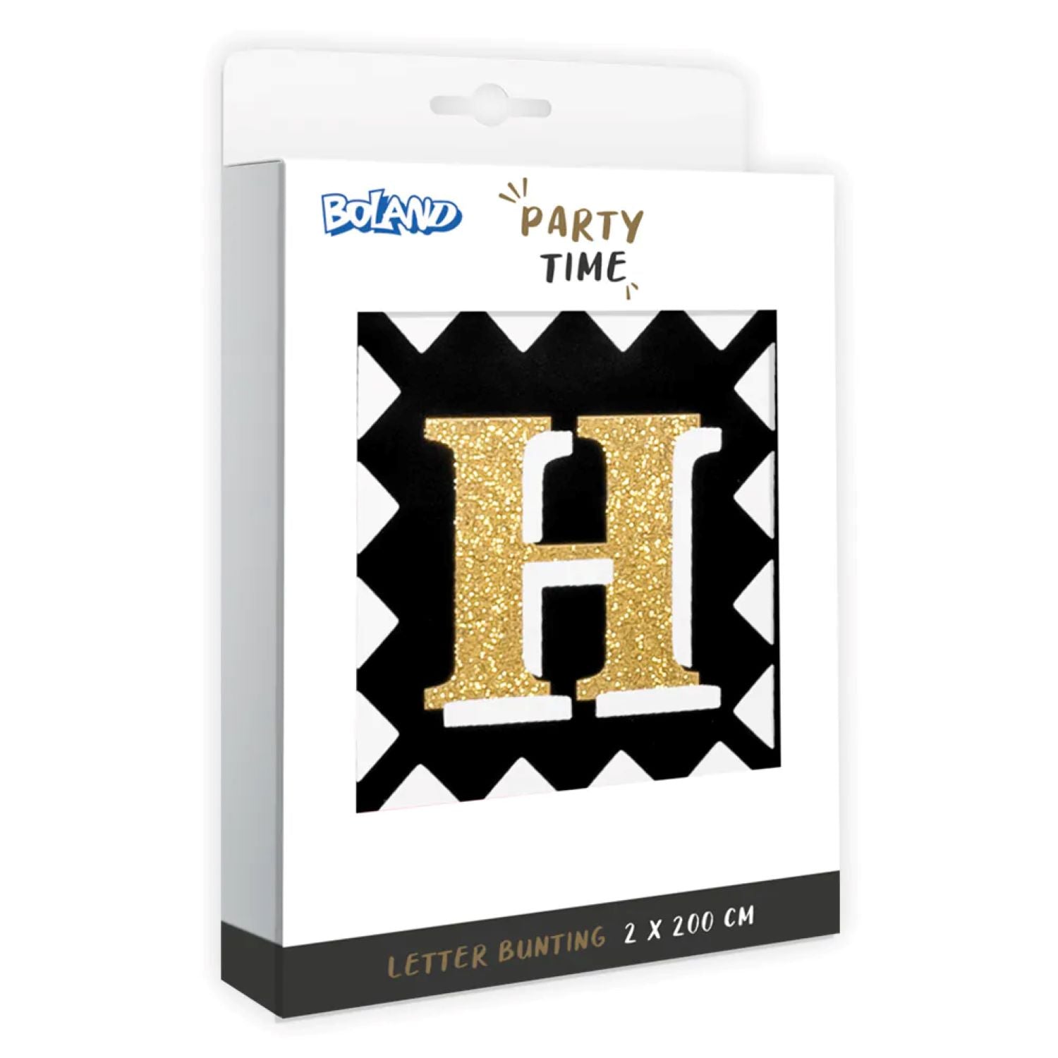 party-time-girlande-happy-birthday-2x2-m-gold image 2