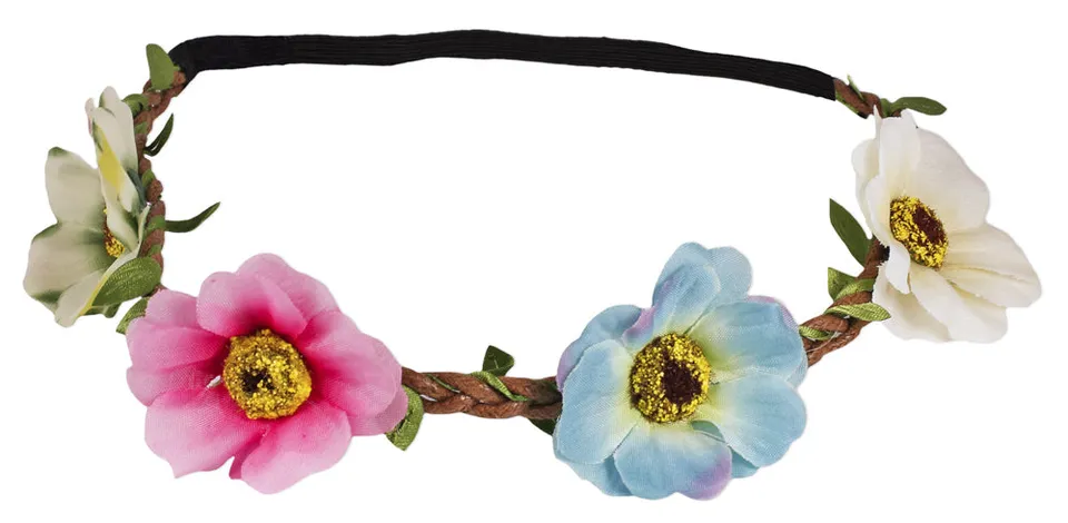 das-kost-mland-blumen-haarband-anemonen-mehrfarbig image 1