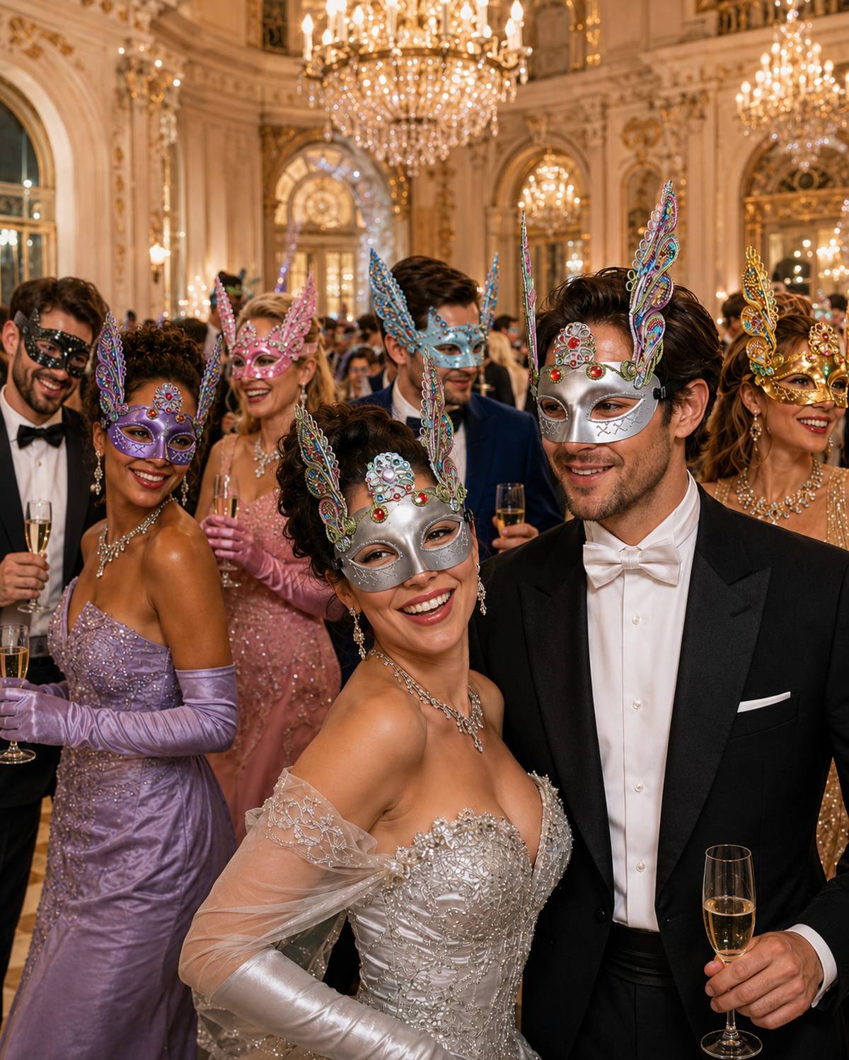 das-kost-mland-accessoires-augenmaske-florenz-lila-mit-pailletten image 2