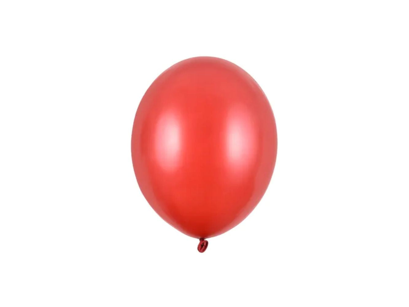 das-kost-mland-uni-metallic-luftballon-rot-12-cm-100-st-ck image 1