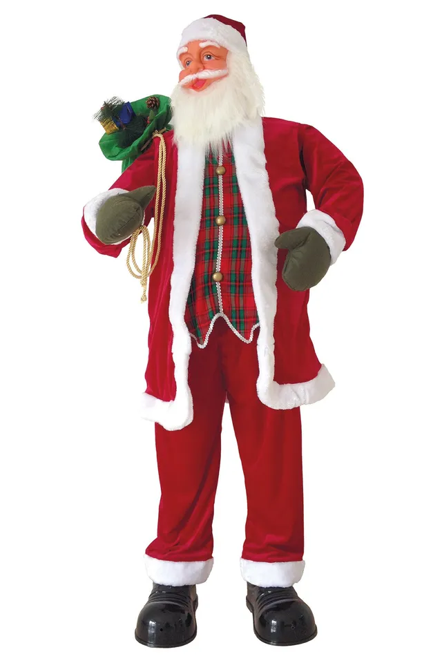 das-kost-mland-dekorationen-dekofigur-weihnachtsmann-180-cm-animiert image 1