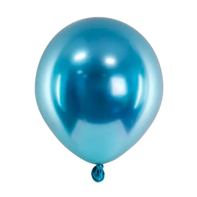 das-kost-mland-uni-glossy-luftballon-blau-12-cm-50-stk image 1