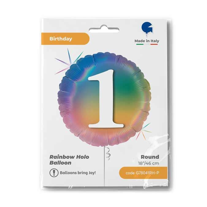 das-kost-mland-dekorationen-folienballon-happy-colourful-rainbow-45cm-2 image 2