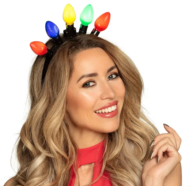 das-kost-mland-accessoires-led-diadem-lichterkette-3-modi-bunt image 1