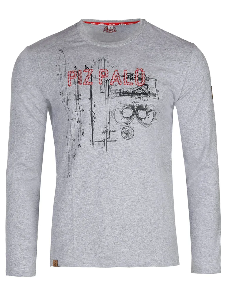 piz-pal-taching-langarmshirt-herren-grau-melange-xxl image 1