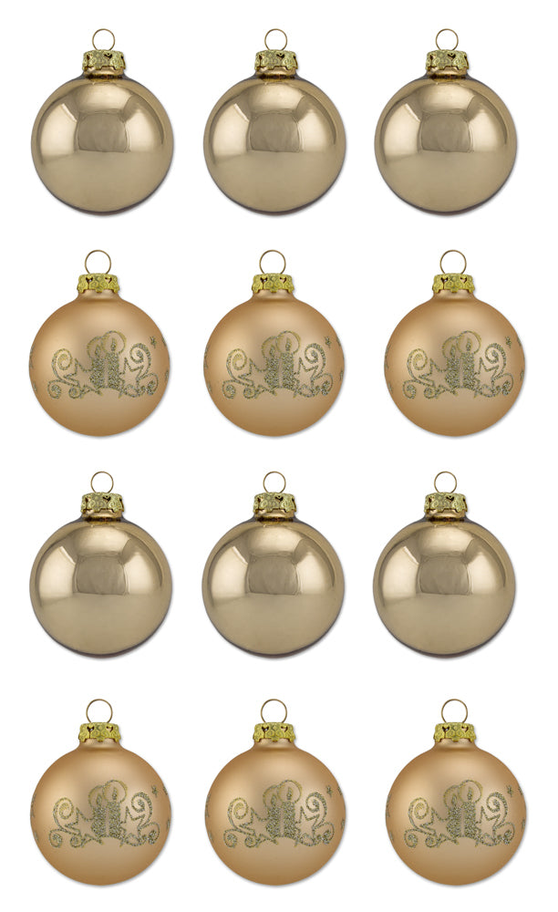 th-ringer-glasdesign-weihnachtskugel-set-12tlg-8cm-gold-kerze image 1