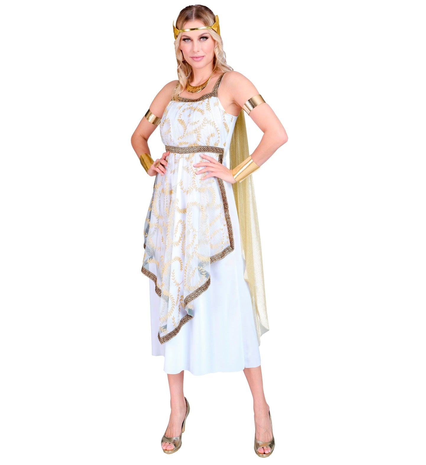 das-kost-mland-griechische-g-ttin-kost-m-damen-3-tlg-wei-gold image 2