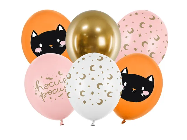 das-kost-mland-hocus-pocus-luftballon-set-6-stk-30cm image 1