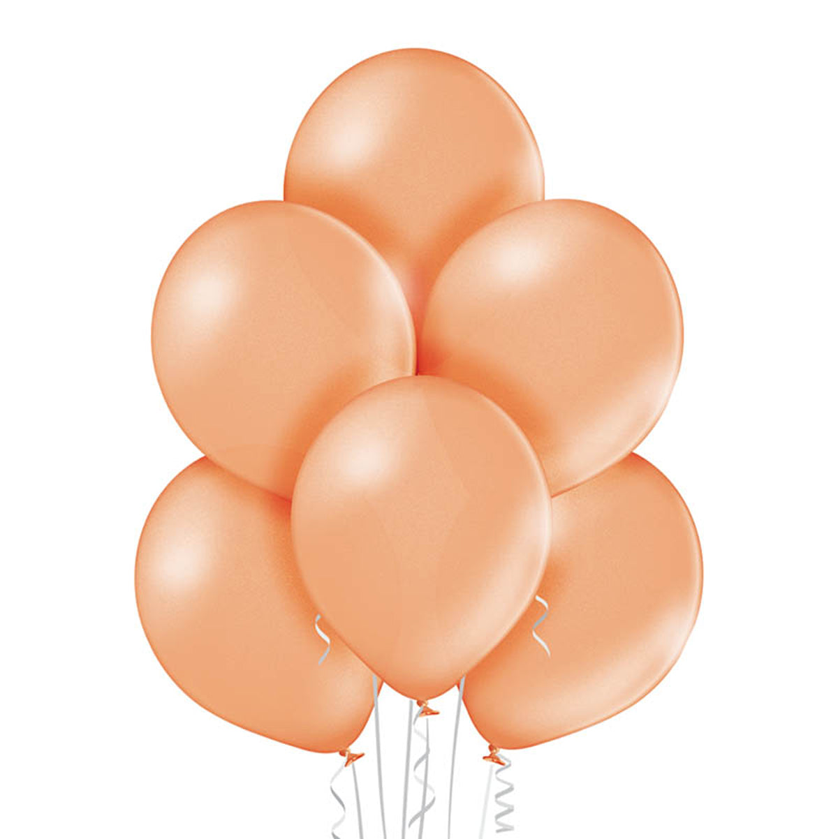 das-kost-mland-dekorationen-uni-metallic-luftballon-12cm-rosegold-25stk image 1