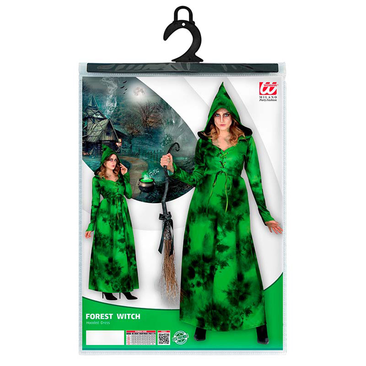 das-kost-mland-lady-hexe-wald-damenkost-m-hexenkleid image 2