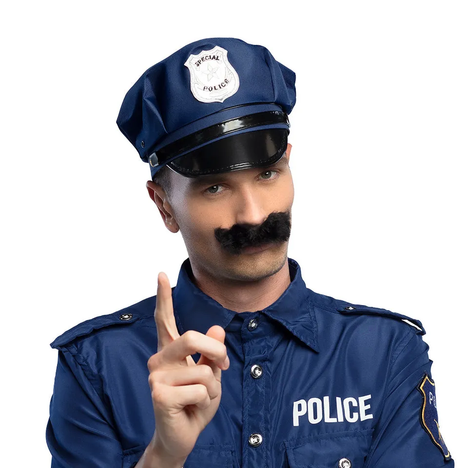 das-kost-mland-accessoires-polizist-schnurrbart-schwarz-kost-m image 1