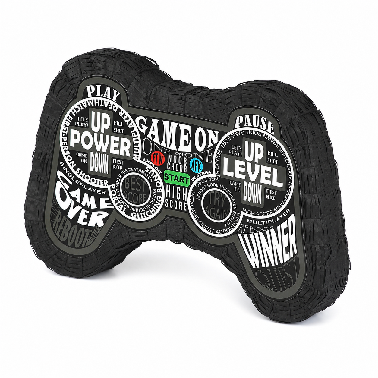 das-kost-mland-dekorationen-pinata-game-controller-schwarz-42-8cm image 2