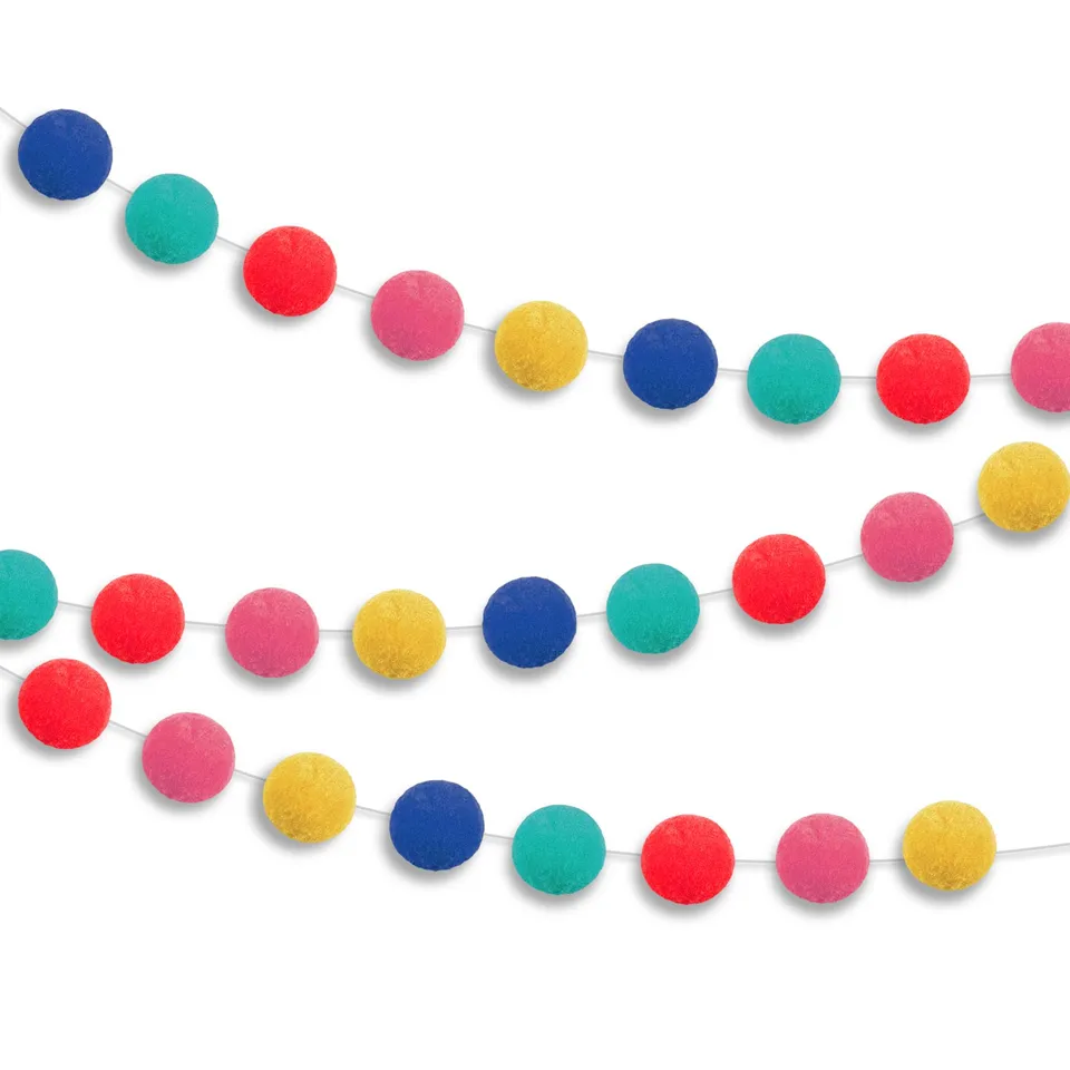das-kost-mland-girlande-wabenball-x-mas-girlande-bunt-213cm image 1