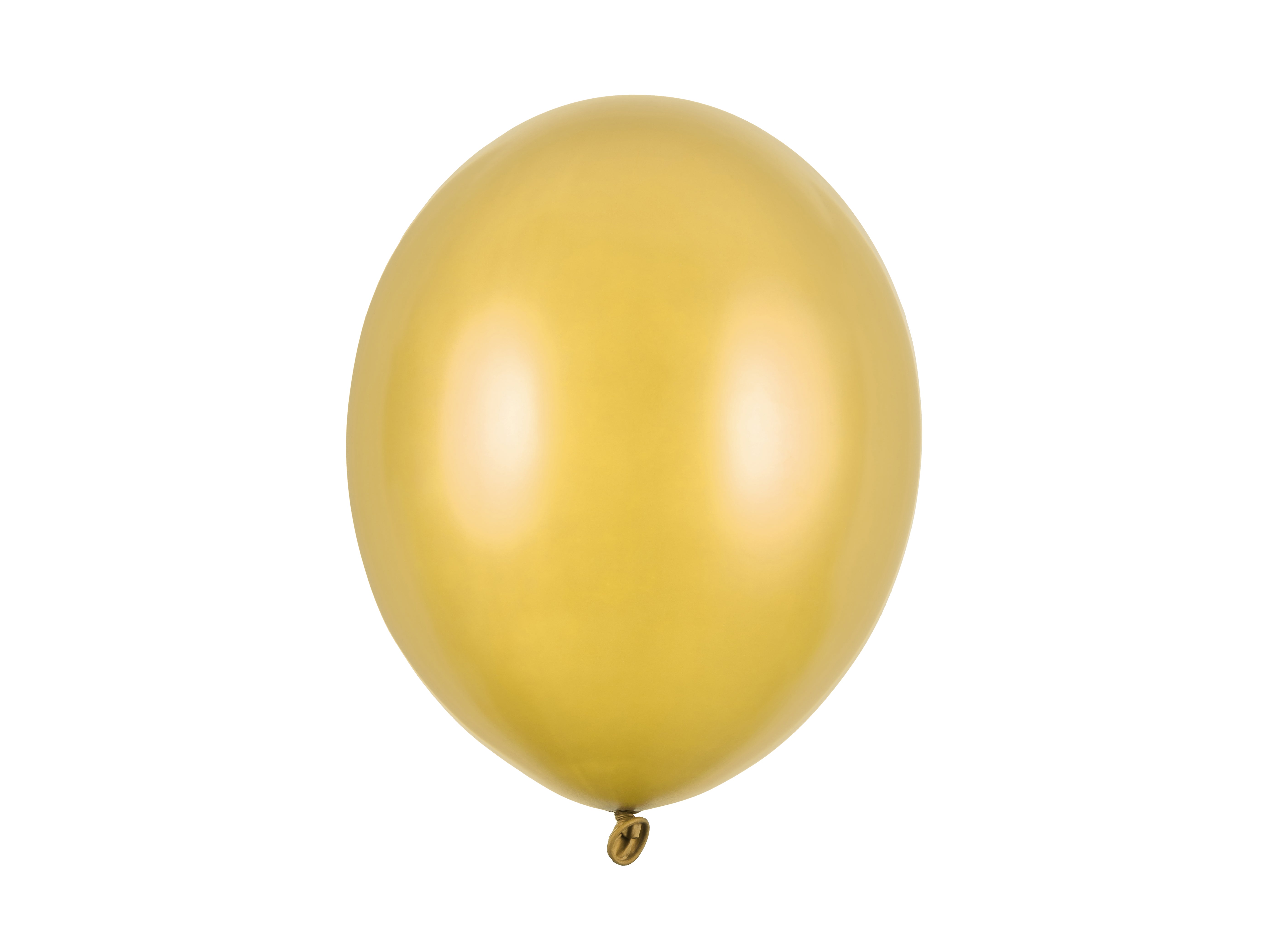 das-kost-mland-luftballon-uni-metallic-gold-30cm-10-stk image 1