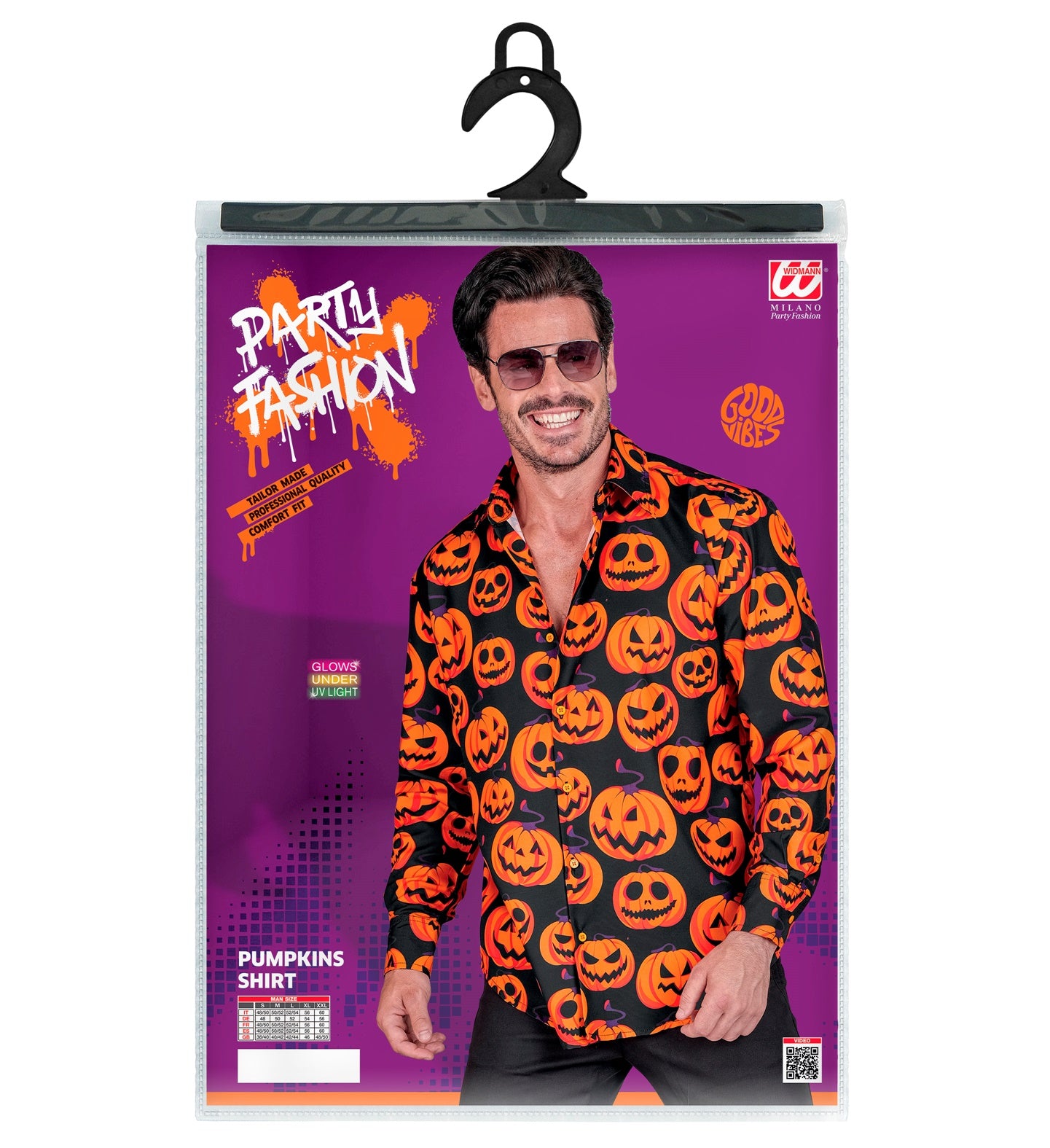 das-kost-mland-herren-halloween-hemd-k-rbis-uv-orange-schwarz image 3