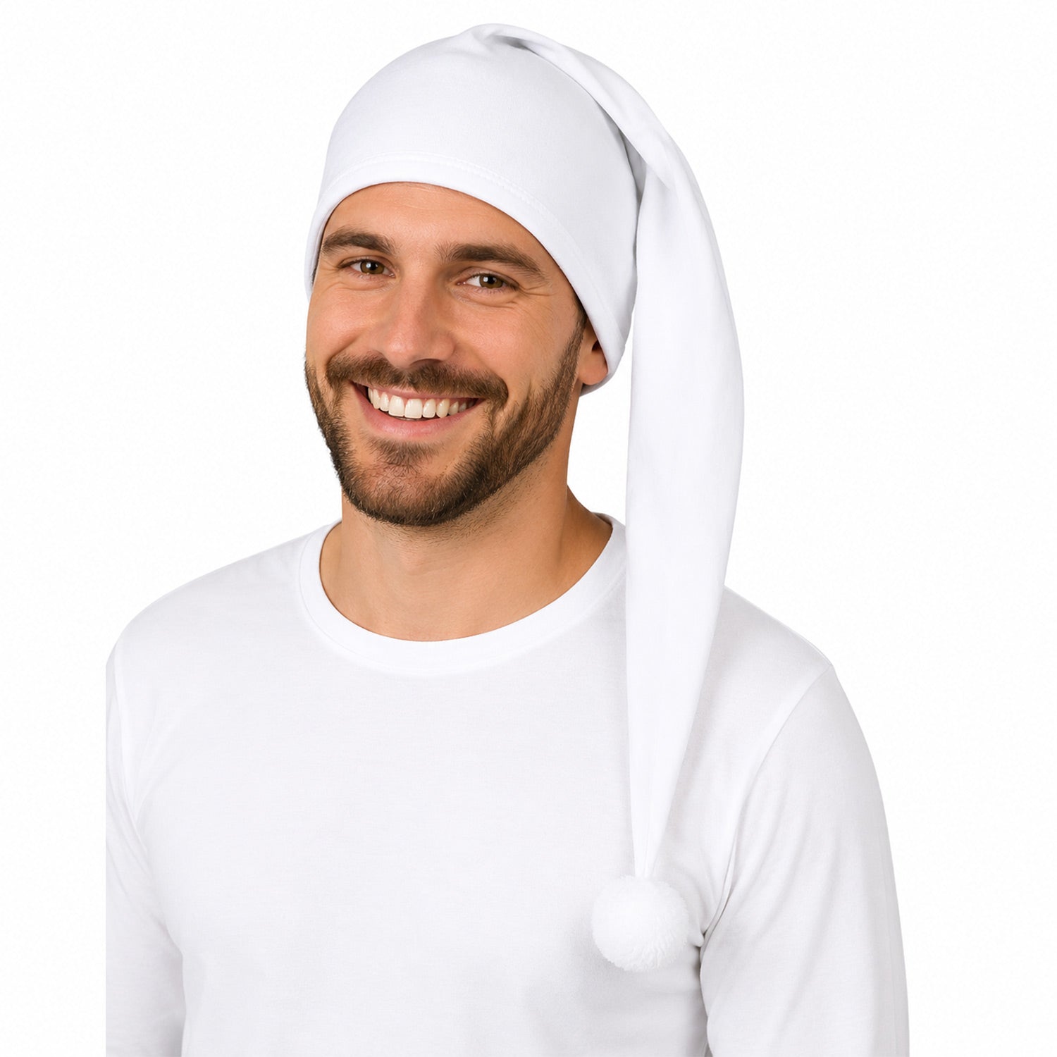 das-kost-mland-accessoires-maxi-schlafm-tze-baumwolle-wei-60cm image 3