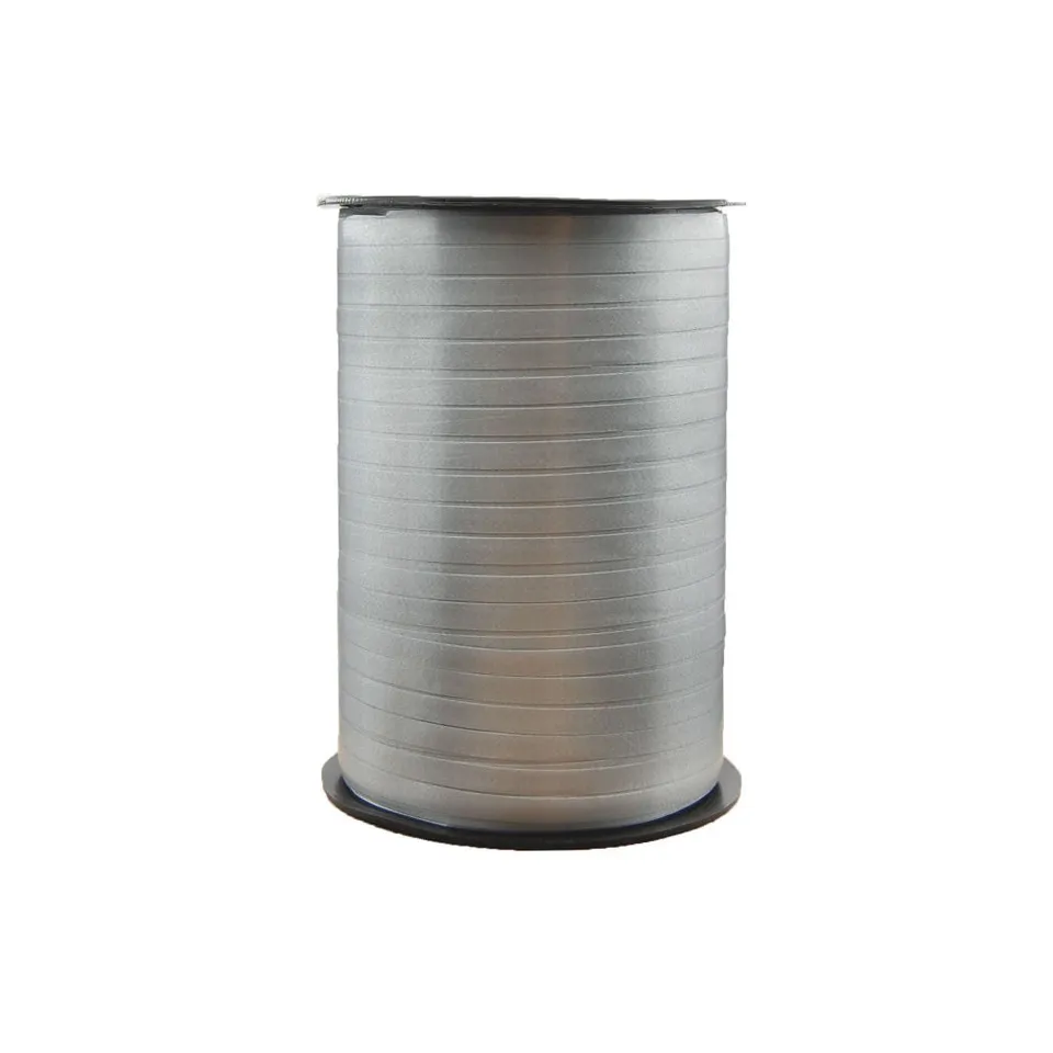 das-kost-mland-dekorationen-geschenkband-polyband-silber-5mm-500m image 1