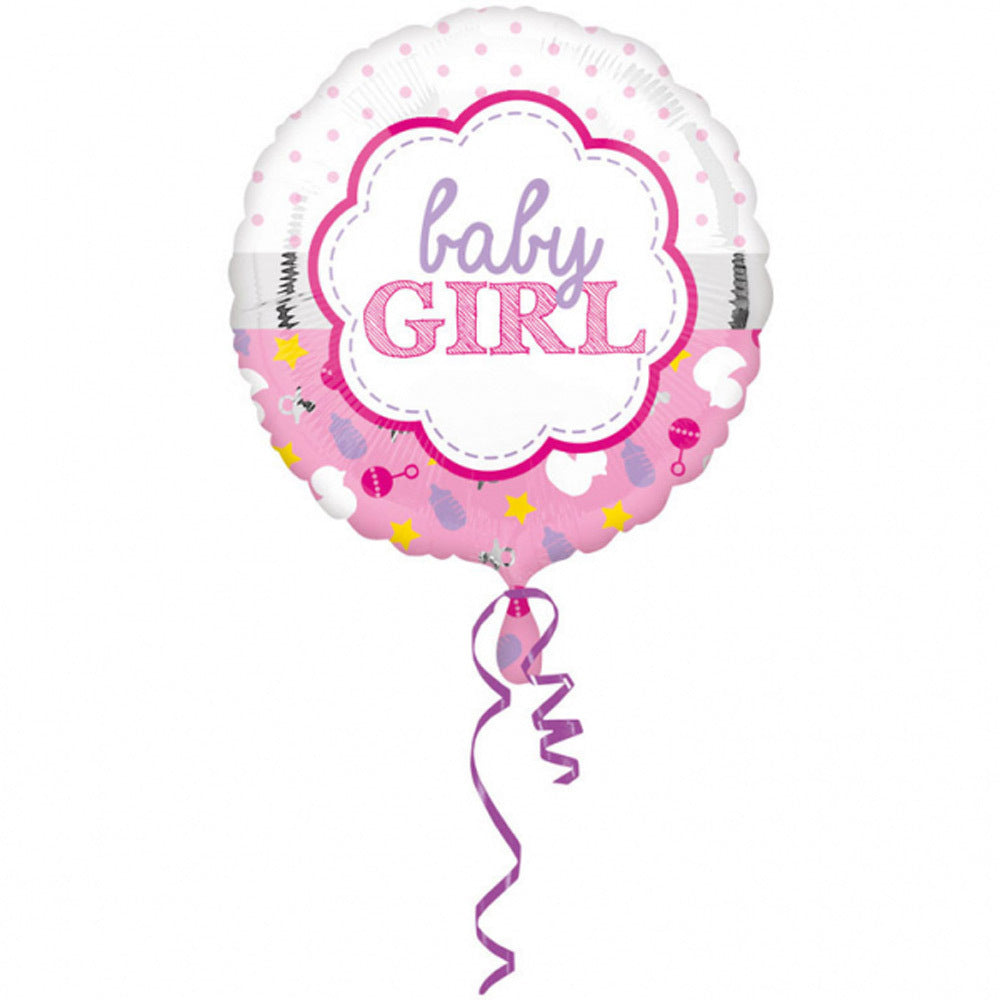 das-kost-mland-baby-girl-folienballon-43-cm-rosa image 2