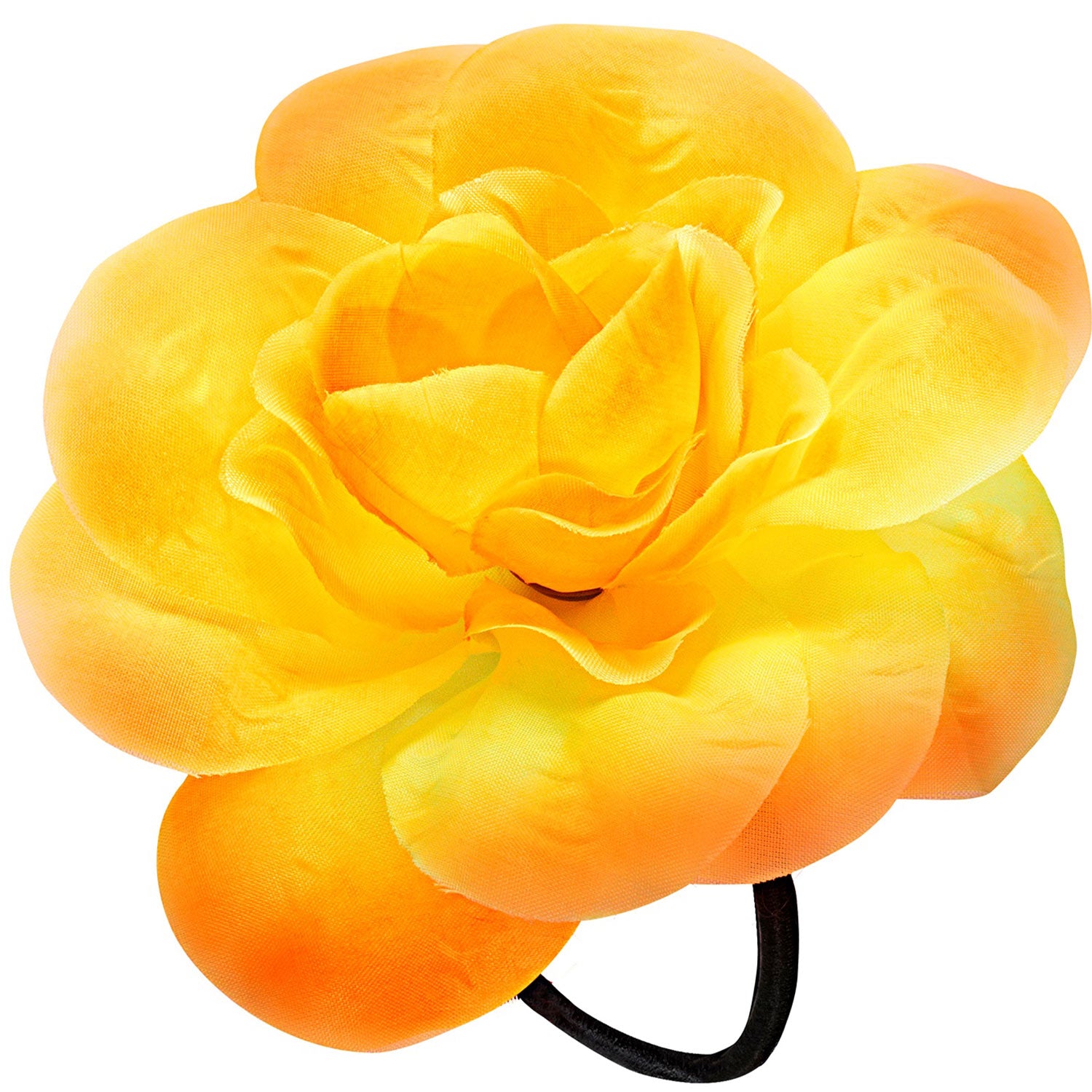 das-kost-mland-haargummi-blume-gelb-sommer-accessoire image 1