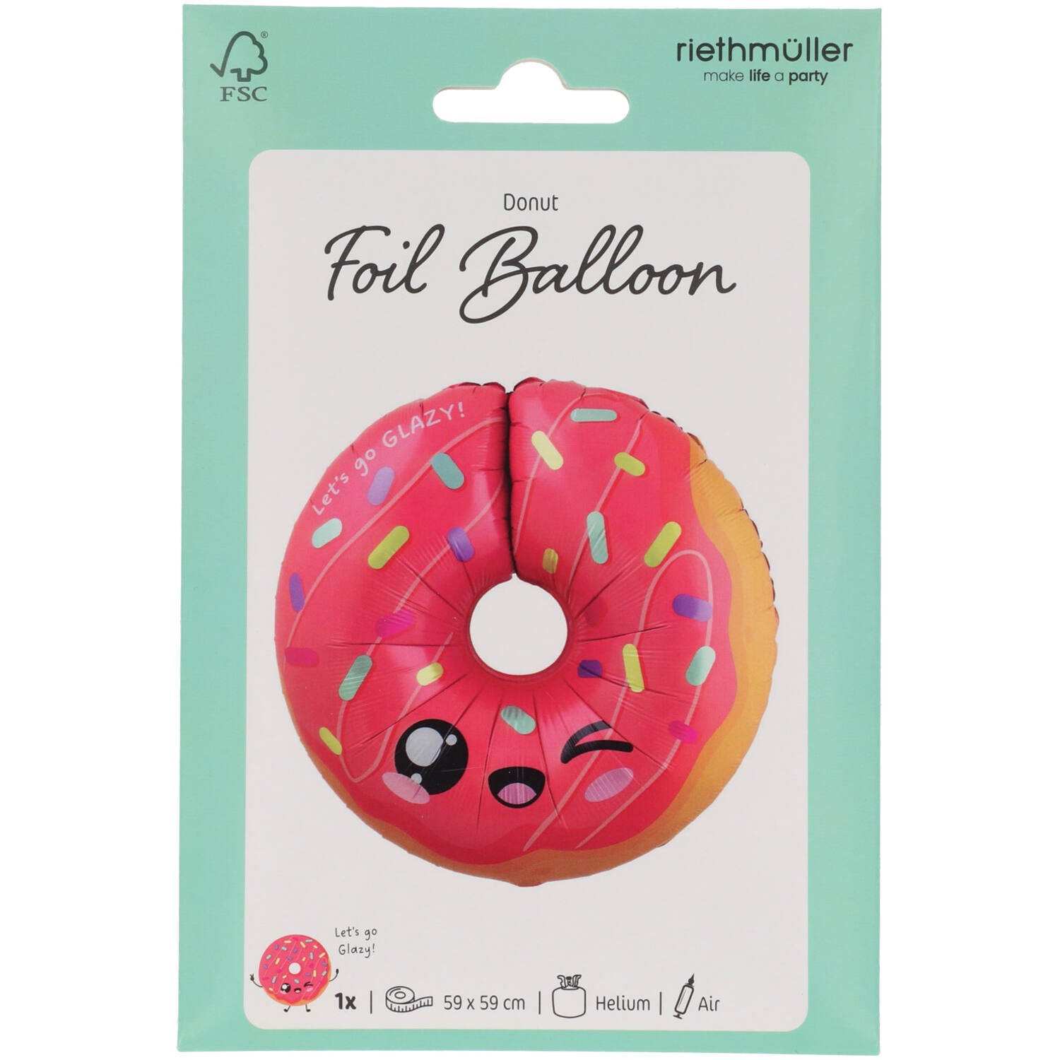 das-kost-mland-shape-folienballon-donut-60x59-cm-helium image 2