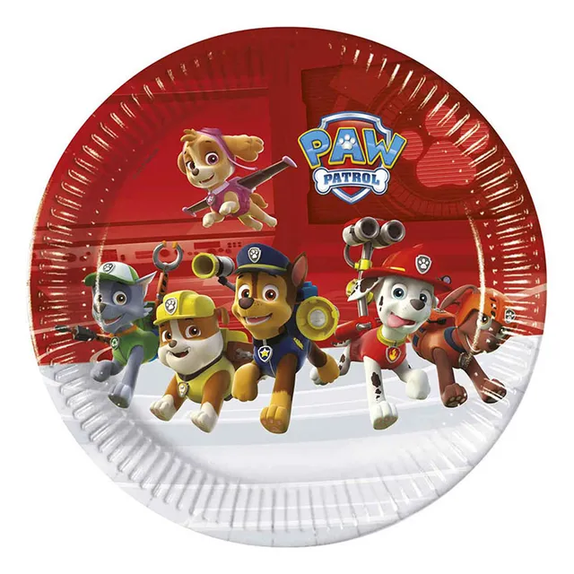 das-kost-mland-paw-patrol-pappteller-ready-for-action-8-stk image 1