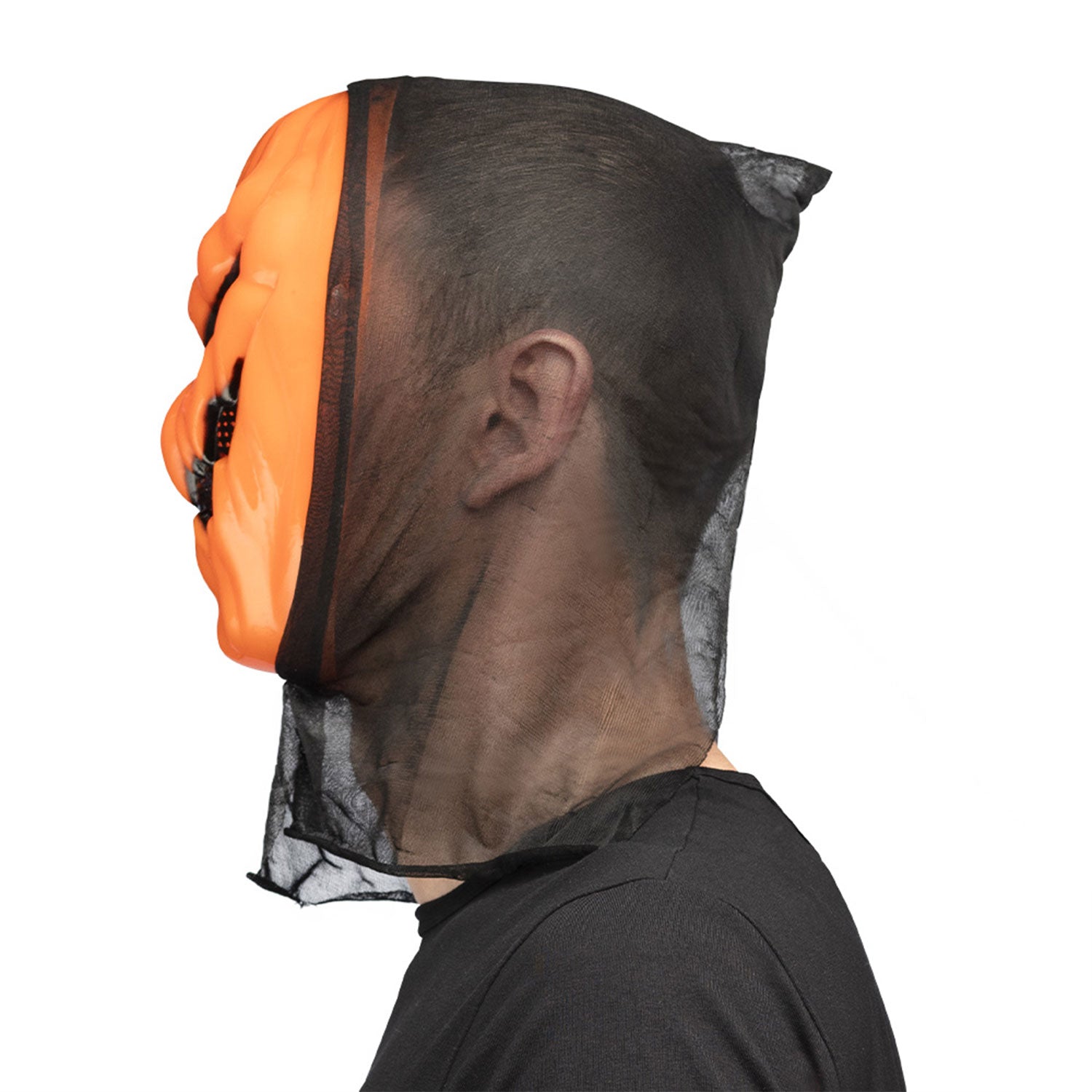 das-kost-mland-accessoires-maske-k-rbis-kapuze-orange-schwarz image 2