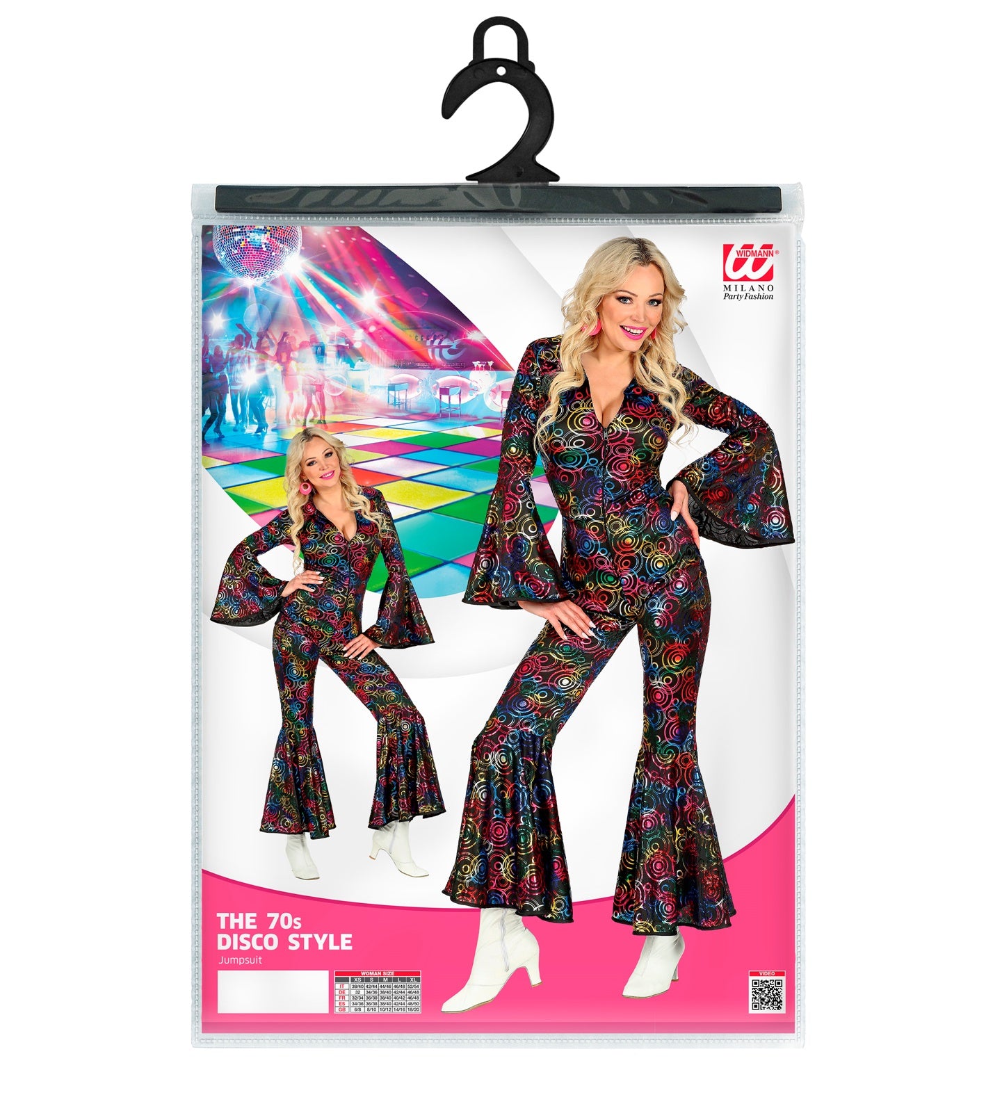 das-kost-mland-damen-70er-glitter-dots-anzug-disco-kost-m-bunt image 5