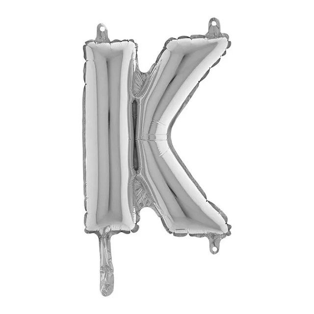 das-kost-mland-deko-buchstaben-folienballon-k-silber-36-cm image 1