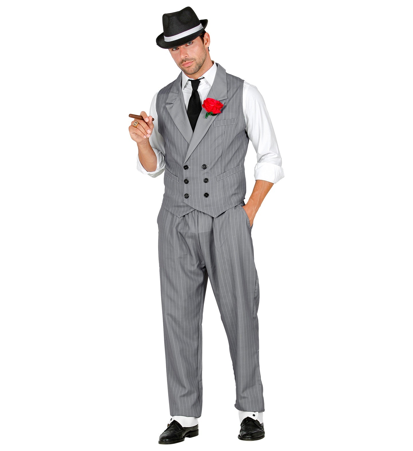 das-kost-mland-herren-gangster-20er-kost-m-3-tlg-grau image 2