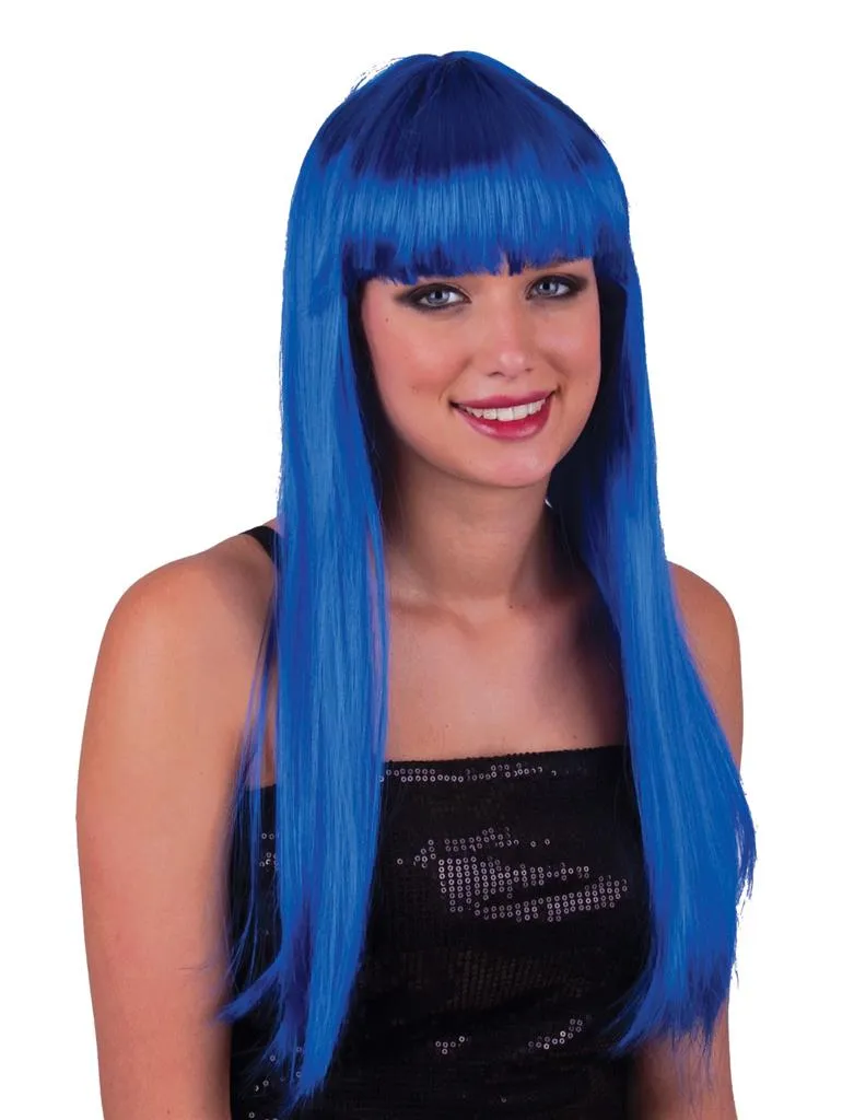 das-kost-mland-alexis-langhaar-per-cke-blau-mit-pony-damen image 1