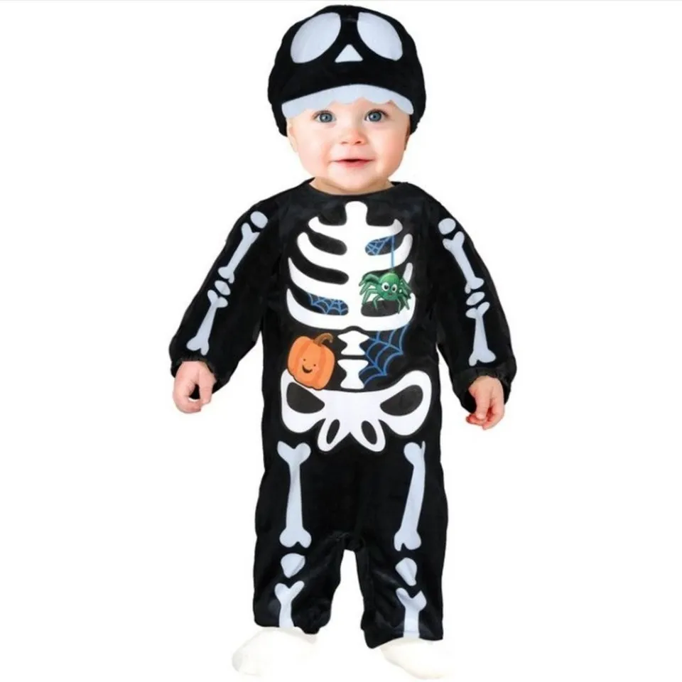 das-kost-mland-skelett-boo-babykost-m-overall-12-18-monate image 1