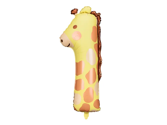das-kost-mland-dekorationen-xxl-zahlen-folienballon-96cm-1-giraffe image 1