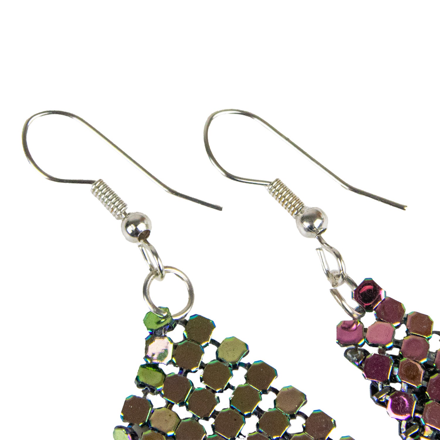 das-kost-mland-414114-regenbogen-ohrringe-disco-schmuck-bunt-glitzer image 4
