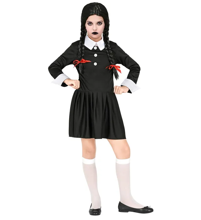 das-kost-mland-dark-girl-kinderkost-m-gr-128-schwarz-wei image 1