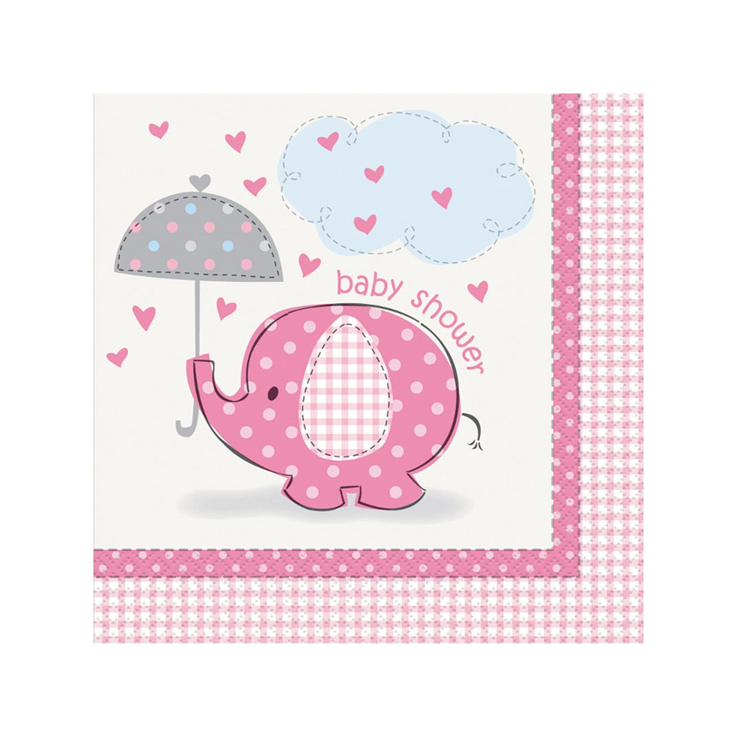 das-kost-mland-elefant-pink-servietten-33x33-cm-16-st-ck image 1