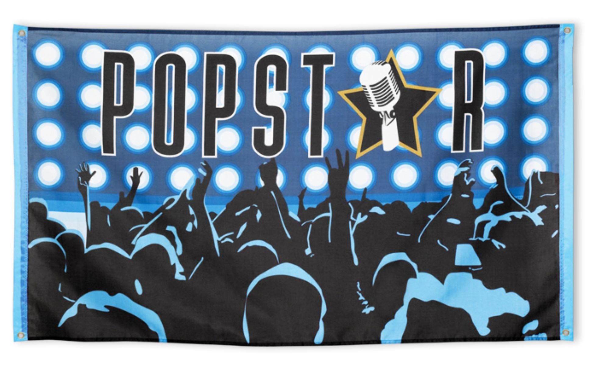 das-kost-mland-dekorationen-popstar-flagge-partydeko-150x90-cm image 1